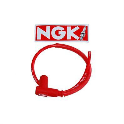 Couvercle de bougie de course NGK + câble