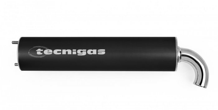 L'échappement sportif Tecnigas Tomos A35, également disponible en chrome!