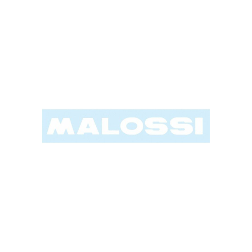 Malossi 14cm wit sticker letters