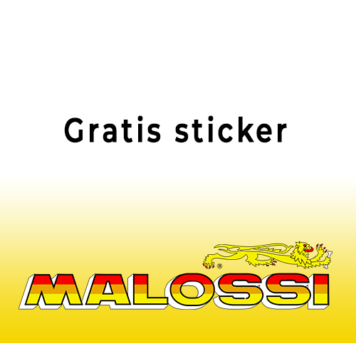 Sticker gratis malossi membraan tomos a35 snel carbon VL1