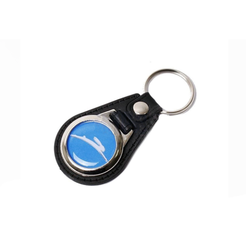 Tomos sleutelhanger blauw of zwart